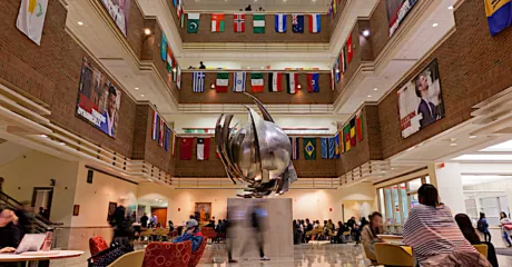 The Atrium at Boston University's Questrom School of Business